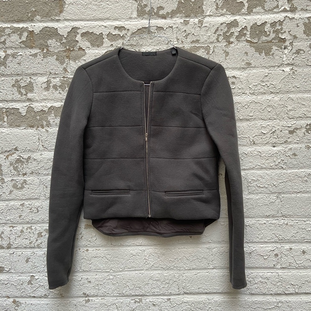 ATM Anthony Thomas Melilo, Grey zip sweater, S